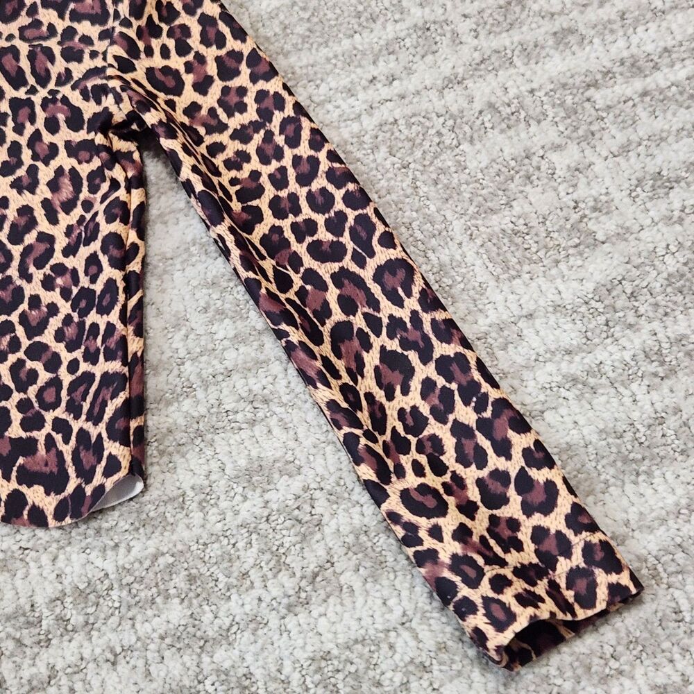 COVER girls animal print long sleeve rash guard size XS 2-3T - Picture 5 of 7